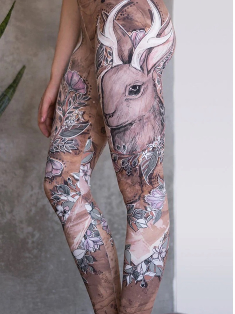 🦌🦄 Eagle Rock Werkshop Jackalope Leggings | Women's Large